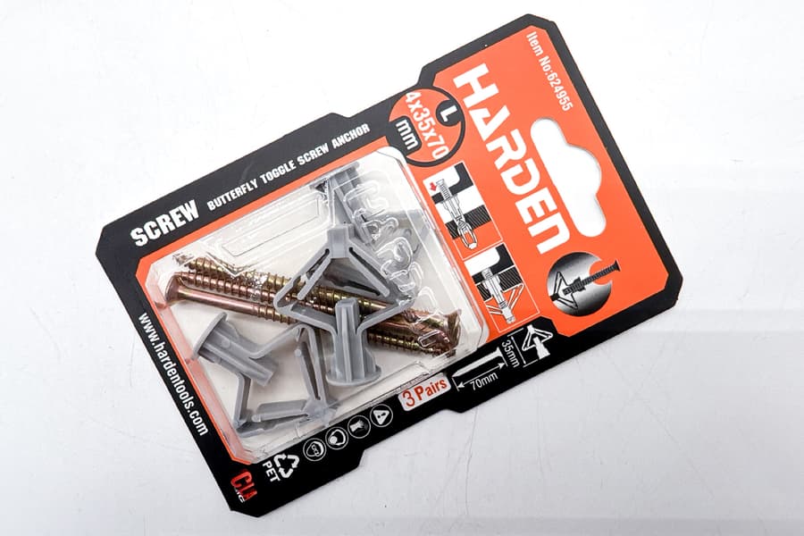 5 Packungen Schmetterling Schrauben Set Harden 624955